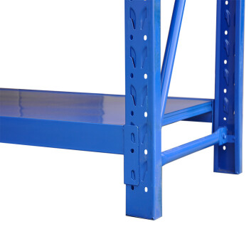 施尔福轻型货架仓储180kg/层家用置物架仓库货架库房展示架金属层架蓝色长100*宽40*高200cm五层主架